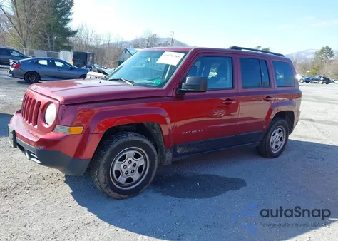 2014 Jeep Patriot Sport from USA, damaged, VIN 1C4NJRBB0ED778952